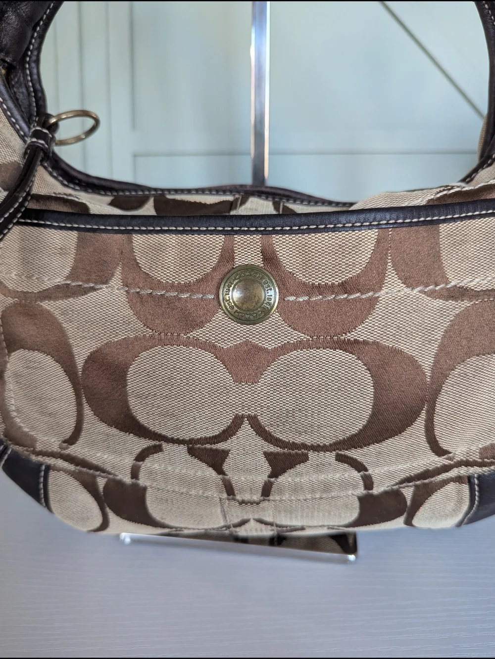 Y2K-era Coach Signature Ergo Hobo Bag